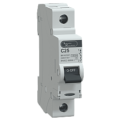 BB10250C - 25A,10kA, C, 1P MCB, Otomatik sigorta - Lauritz Knudsen Electrical and Automation