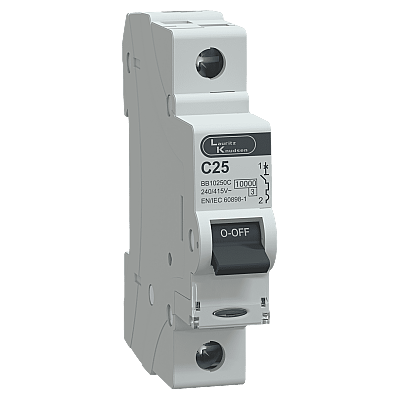 BB10250C - 25A,10kA, C, 1P MCB, Otomatik sigorta - 1