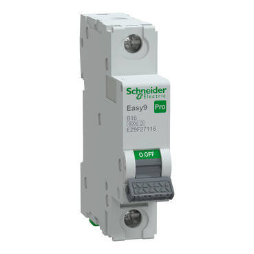EZ9F27116 - Easy9 Pro 1P B 16A MCB 6000A - 1