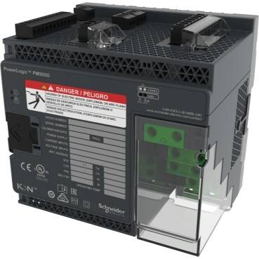 METSEION93030+RD96 - PowerLogic™ ION9000 Enerji Kalite Analizörü, DIN raya montaj, LVCS, ekransız, HW kit, 96x96mm ekran - 1
