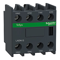  LADN13 - TeSys D aux contacts block 1NO+3NC screw - Schneider Electric
