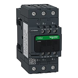 LC1D50AB7 - TeSys D contactor 3P AC3 50A 24V AC coil - 1