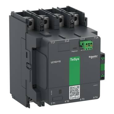 LC1G1154KUEN - TeSys Giga Kontaktör TeSysG115 4P Standart 100-250V ACDC - 1