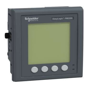 METSEPM2220R - PM2220 Power Meter w/ RJ45 LVCT - PM2220 Enerji Analizörü, LCD RS485 Min/Max RTC 15. Harmonik, RJ45 akım trafosu bağlantılı - 1
