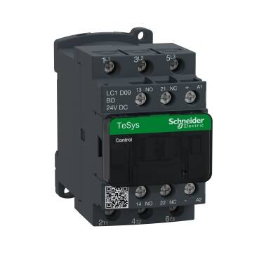 LC1D09BD - Tesys D Kontaktör 3P 9A Ac3 24Vdc - 1