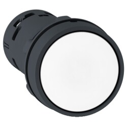 XB7NA11 - Plastik Monoblok 22mm Beyaz 1NA yaylı bu - 1